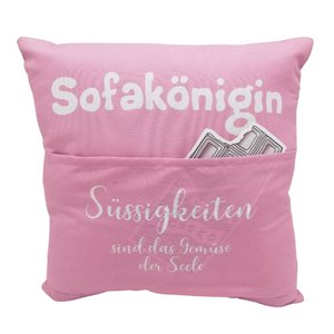 PU-kussen 25 x 25 cm met tas, Sofa Queen