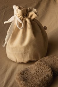 Reusable cotton pads - brown