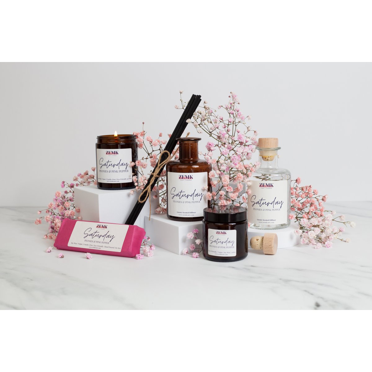 Zaterdag - Pioenrozen & Roze Peper
