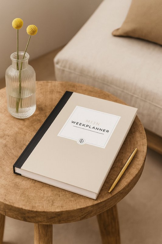 Fyllbooks Mi agenda semanal - Sin fecha - Beige