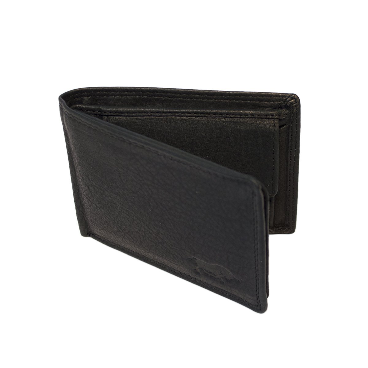 Herrepung Billfold Model af sort læder