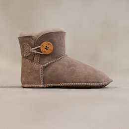 Zapatilla Davin para niños | Ante de piel de oveja | 3 estilos | 25-30