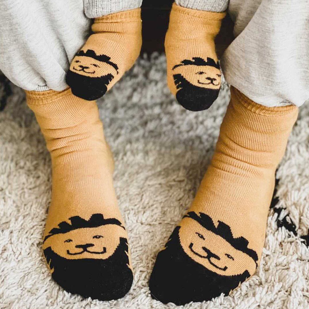 Set socks mum&baby Leo lion