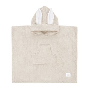 Bamboe poncho Bunny - beige