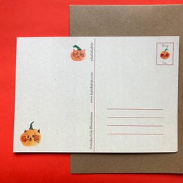 Carte postale Happy Halloweeen (écologique)