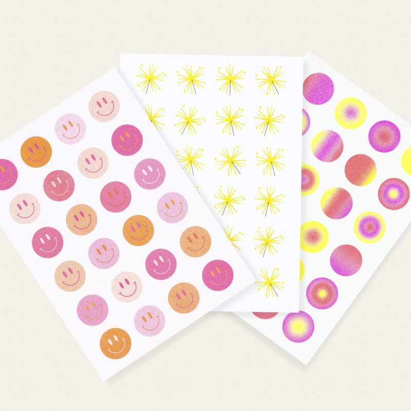 Postcard di risografia - Laugh - Din A6