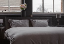 Linen Duvet Cover Set Cloudy Gray