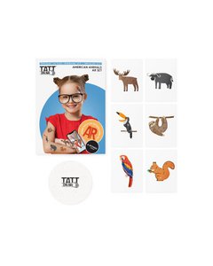 Live-AR American Animals Tattoo-Set
