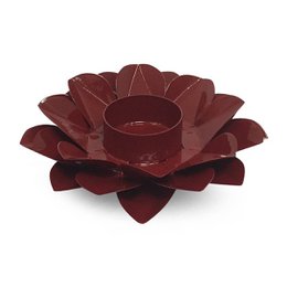 PORTE BOUGIE LOTUS RED ROOT CHAKRA