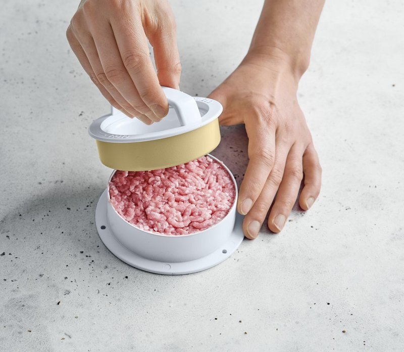 Filled Burger Press