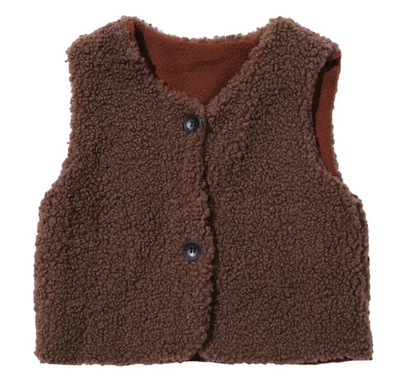 MON GILET TEDDY