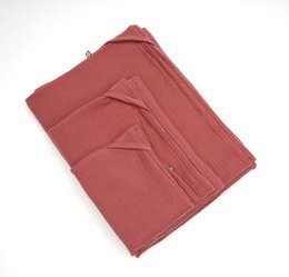 Kleines Gästehandtuch aus Musselin (3er Set)