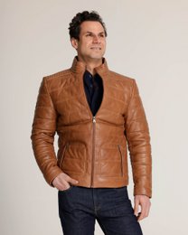 Rumford │ Leather Puffer Jacket