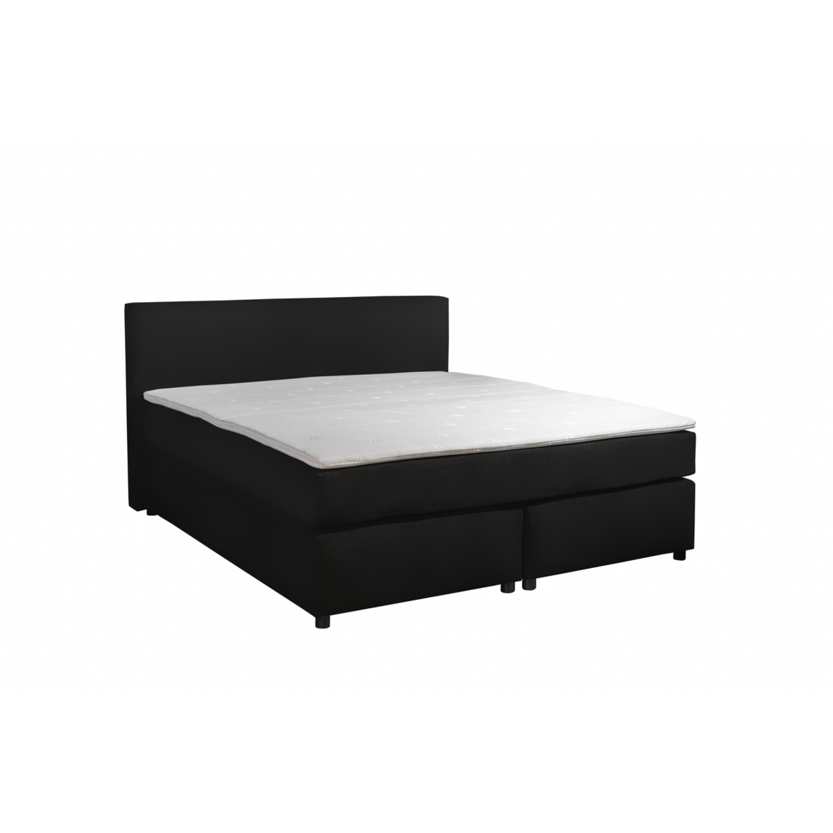 Mörgenn Boxspring Parga Aspecto de cuero - Juego completo