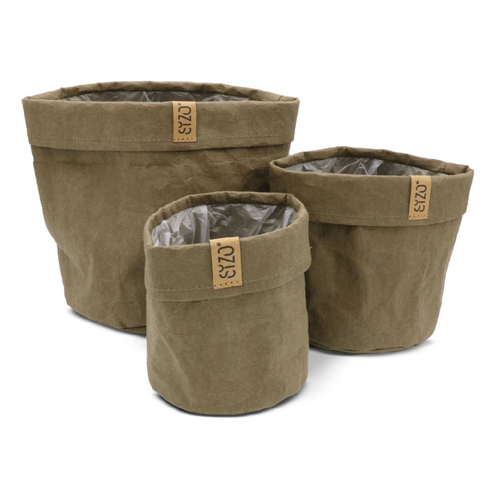 SIZO Washable Paper Bag Mud with waterproof biodegradable liner