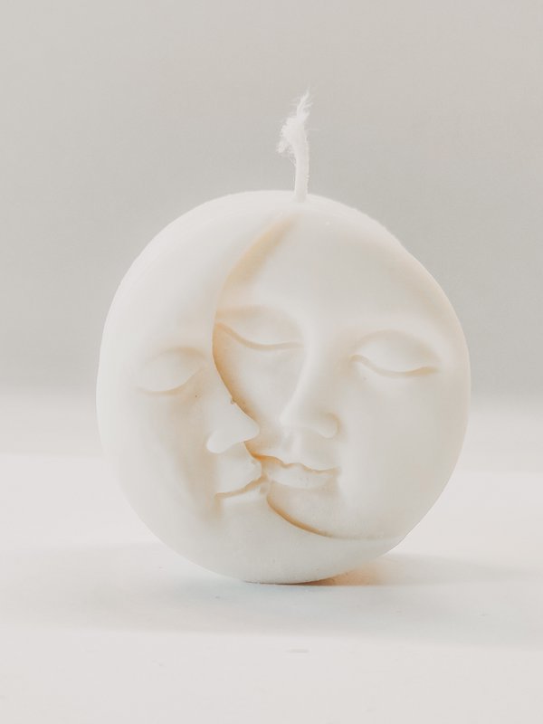 Sun and Moon candle - sun and moon - Sun and Moon Candle