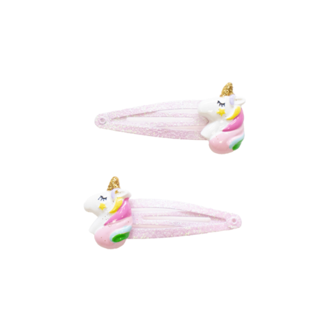 Hair clips - Fairy Tail unicorns