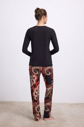 Echium 11544 set de camiseta y pantalones de mangas largas para mujeres