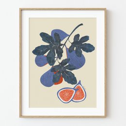Figs branch art print