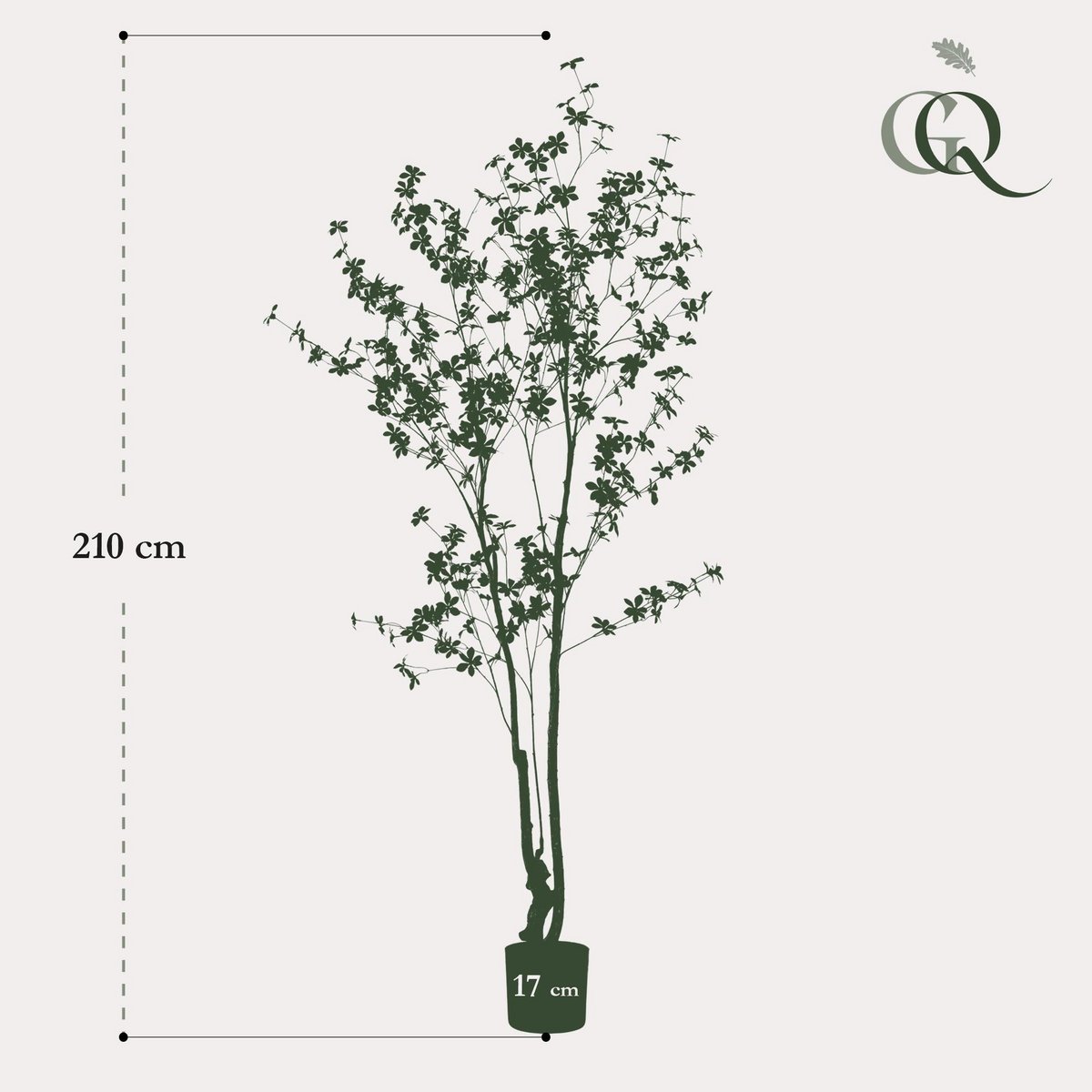 Kunstlant - Tropseolum - oost indiste - 210 cm