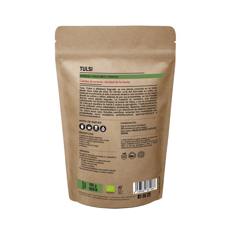 Poudre de Tulsi Bio - 100g