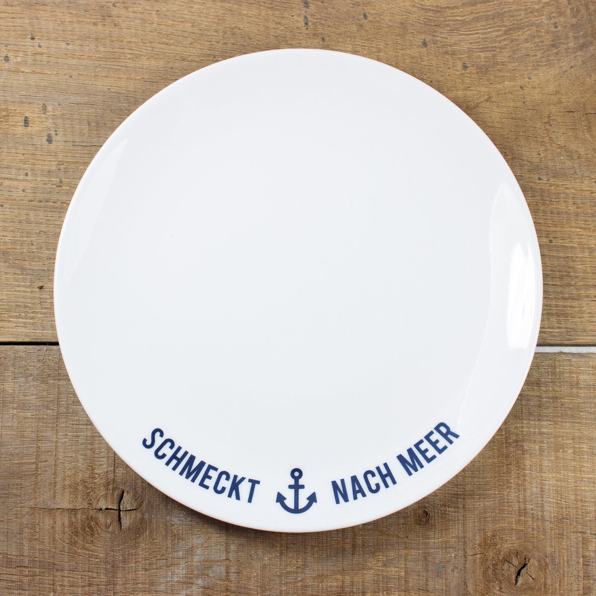 Porcelænstallerken Smager som havet