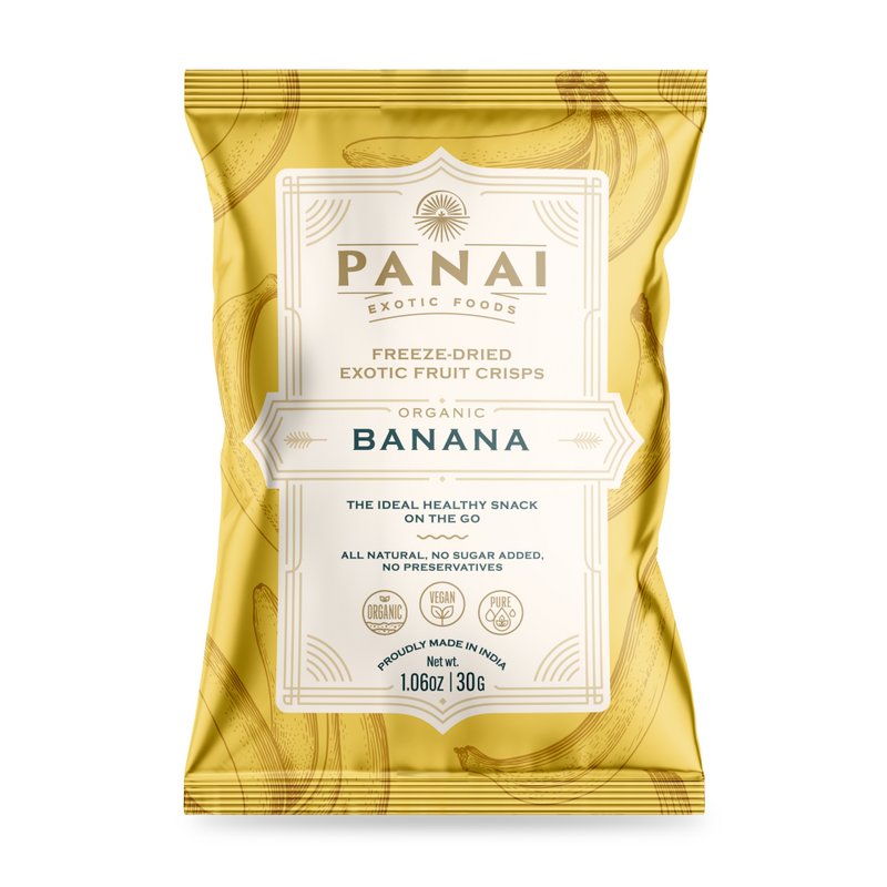 Panai Organic Freeze-dried Banana Crisps