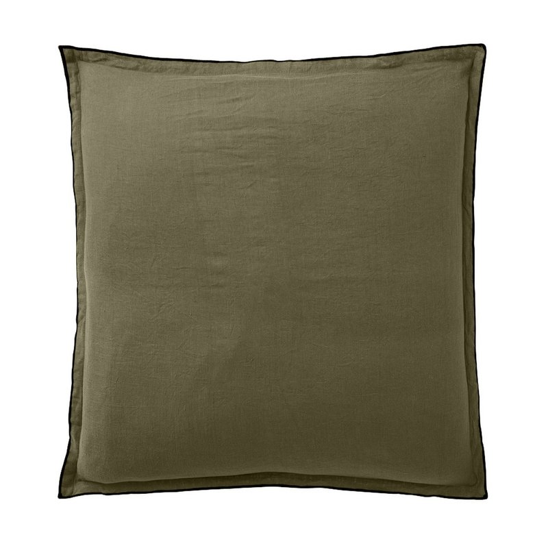 FEDERA 65X65CM 100% LINO LAVATO OLIVA