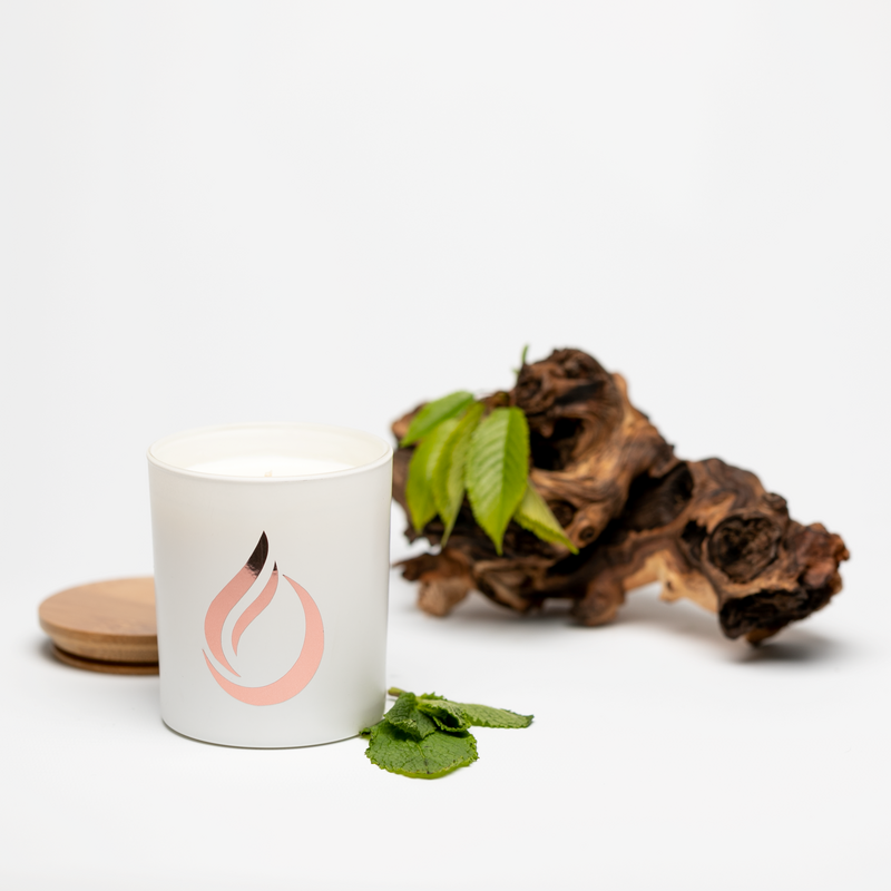 Aromatherapy 'Breathe' White Soy Candle