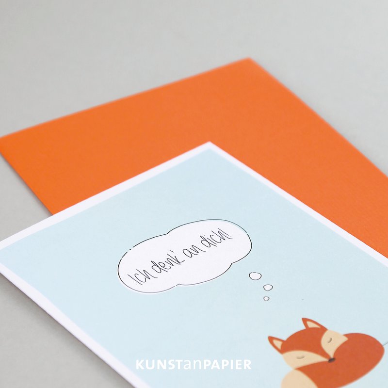Glückwunschkarte Fuchs Hajo