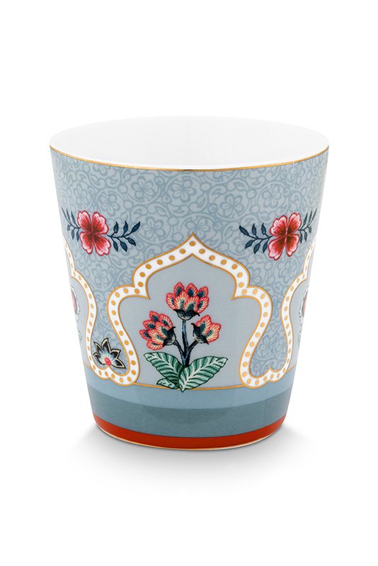 Giftset Mugs without Ear Oriental Flower Festival Blue 230ml