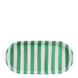 Neva plate oval blue