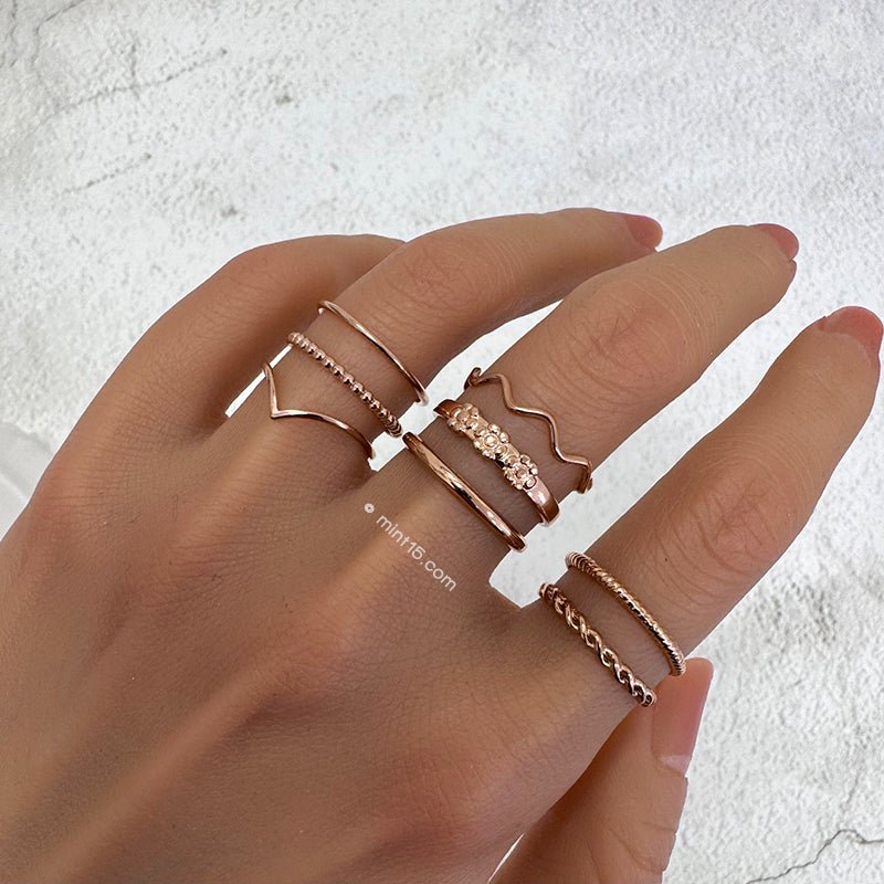Ring 'Little Daisies' - Rose Gold