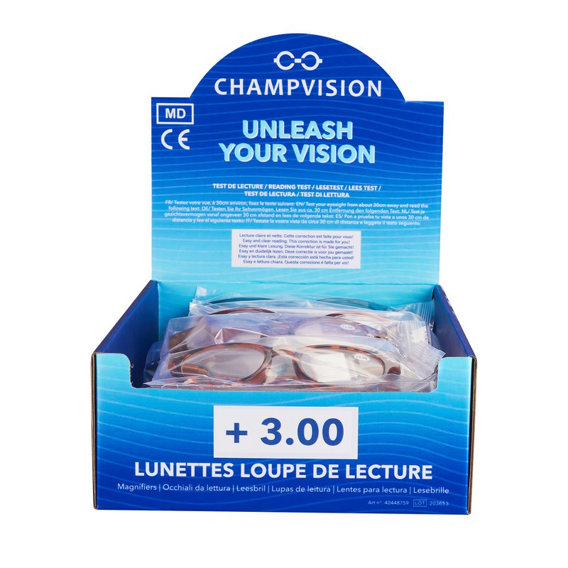 24 Lunettes Loupe de Lecture - +3.00