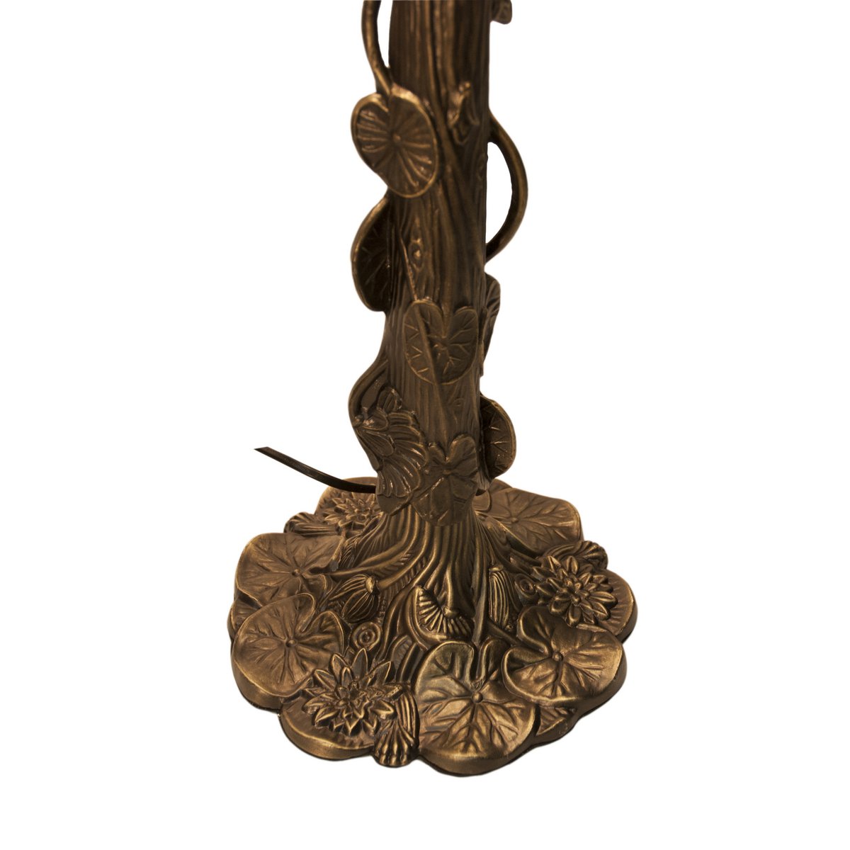 Large table lamp Tiffany rubber base diameter 40 cm Belle Amber series LG232320