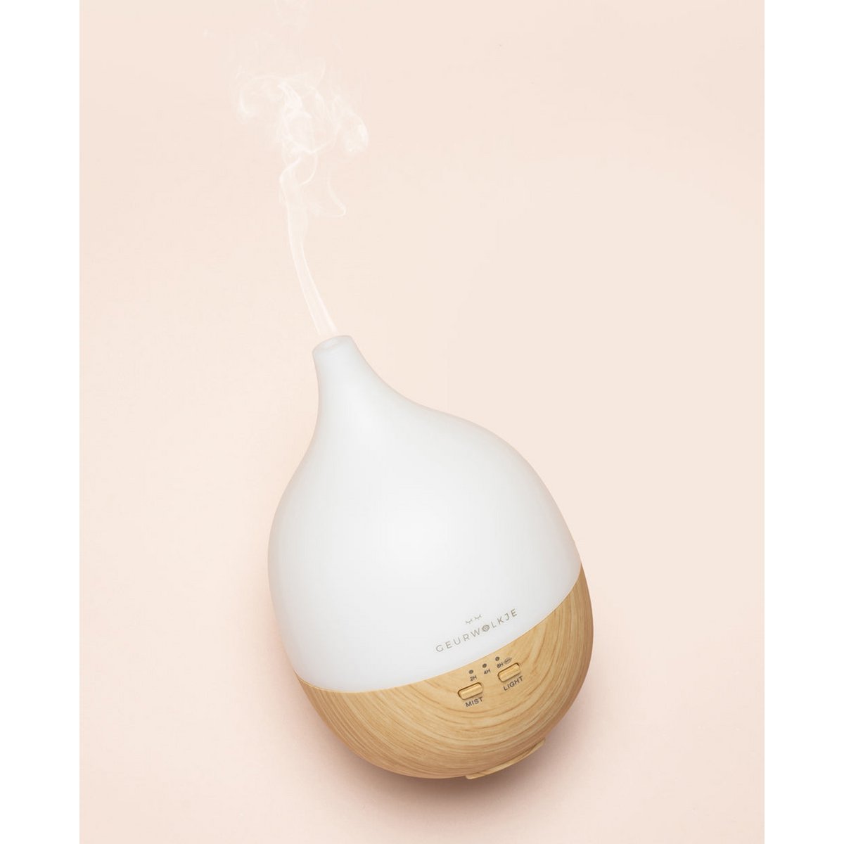 Close 2 Nature 2.0 also night light - Geurwolkje® Diffuser - Light wood - 200 ml - Recommended retail price €44.95