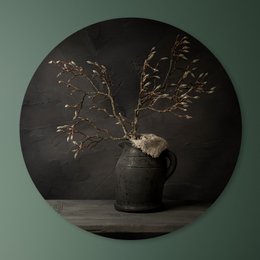 Wall Circle - Magnolia Bord - Premium Dibond kvalitet