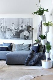 Selvvandende lodret plantekasse 4 potter