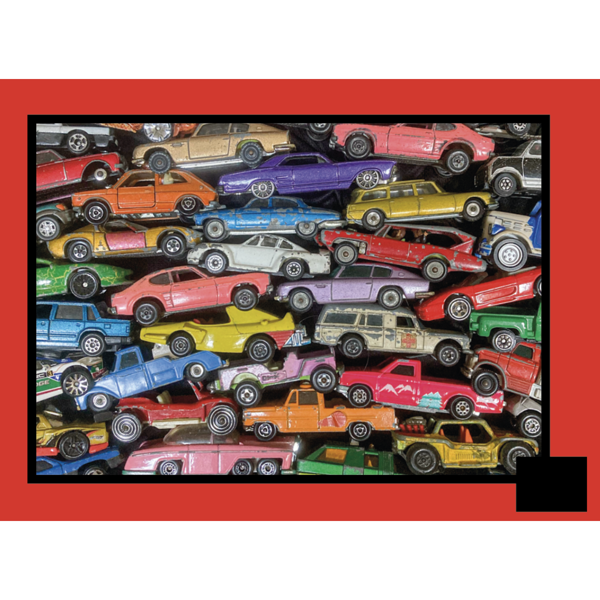 PRE ORDER NOV - Toilettas - vintage speelgoedauto's