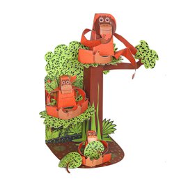 Orangutans Paper Toy