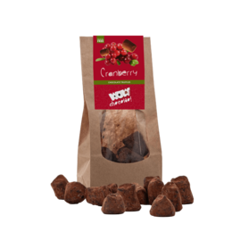 Truffes au chocolat aux canneberges - Sac biodégradable 130g