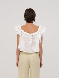Lux witte top
