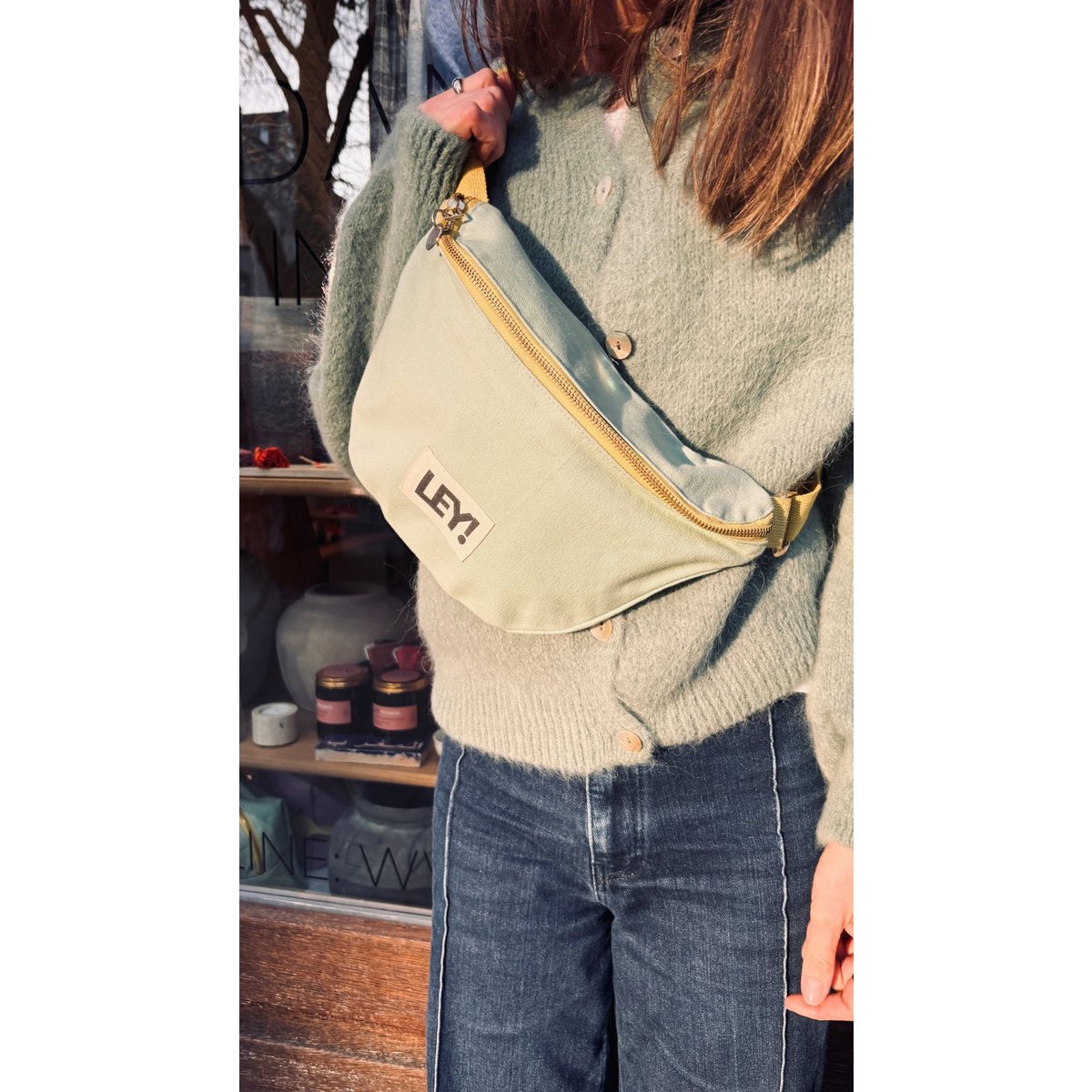 LEY! Sac banane – JAUNE MENTHE