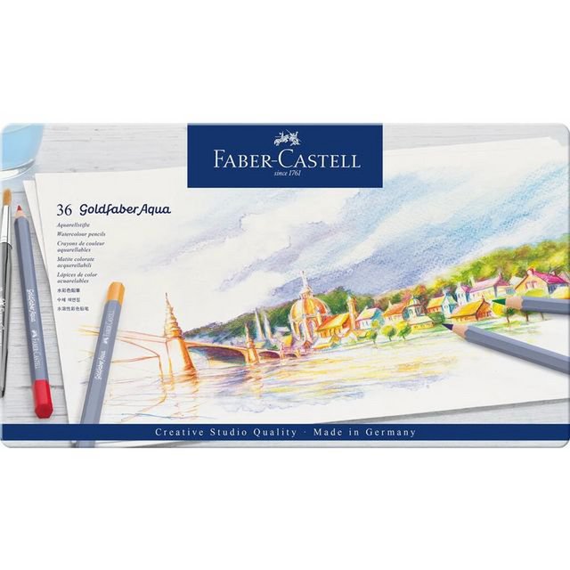 Aquarelpotlood FC Goldfaber etui a 36st. Creative Studio
