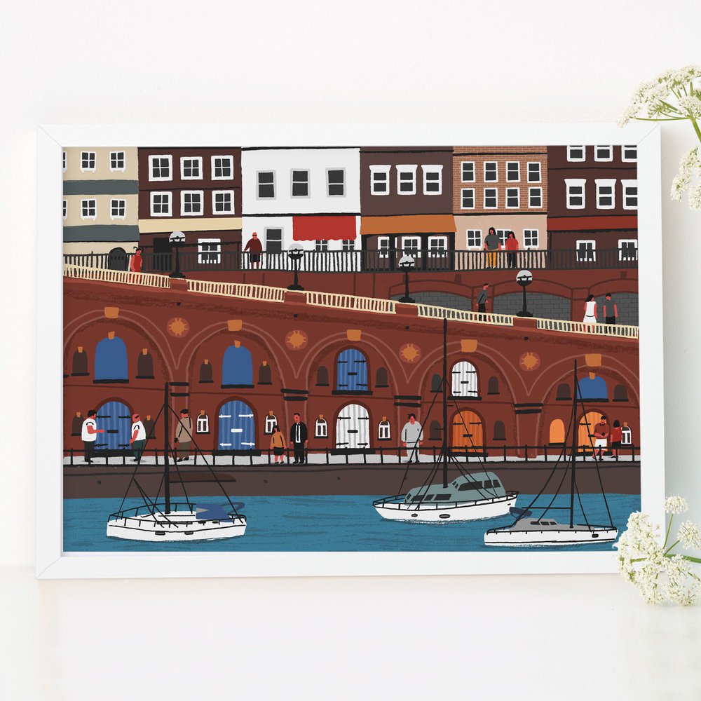 Ramsgate harbourscape print