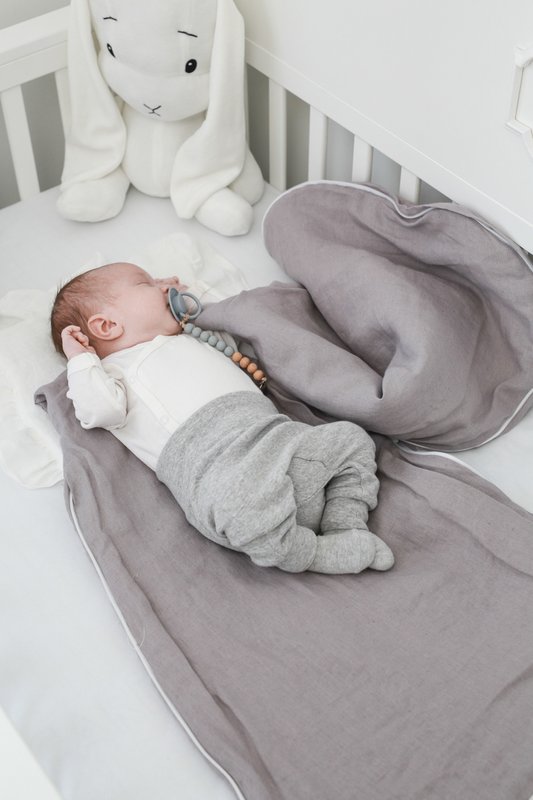 linen baby sleeping bag, baby sleeping sack summer 1 TOG, 1,5 TOG, 2,5 TOG