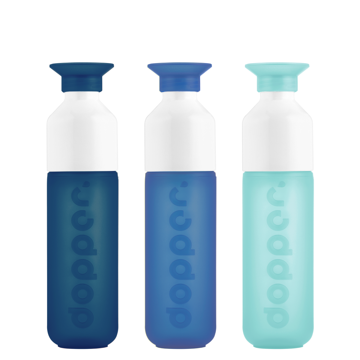 Dopper Original Reusable Water Bottle - Blue Sea Collection Mixbox (4x3 pcs) Copy
