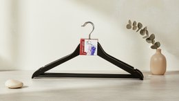 Kleiderbügel-Set SIRA Schwarz 44x23cm