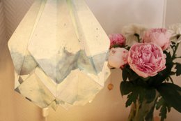 Lámpara colgante Paper Origami - Patrón Verano - talla M