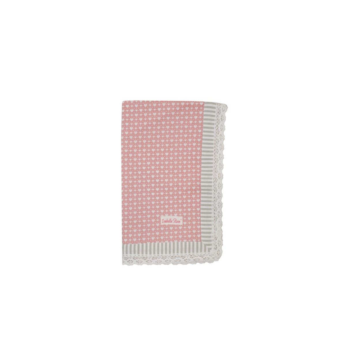 Pink bordløber LOVE 45x150 cm Isabelle Rose